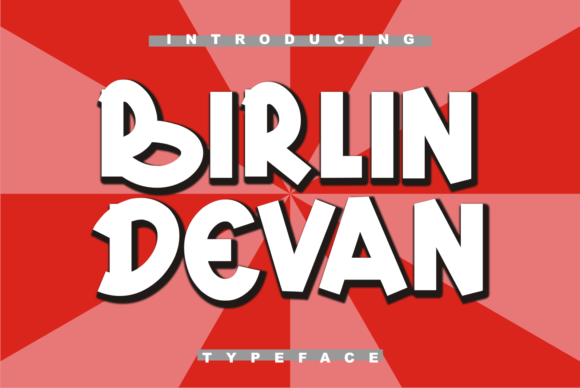 Birlin Devan: A Display Font for Bold Product Design