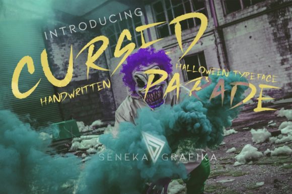 Cursed Parade Font for High-Impact Campaign Design
