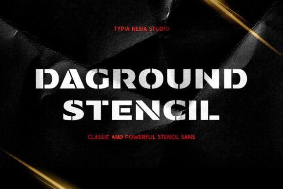 Daground: A Display Font for Editorial Mood and Brand Identity
