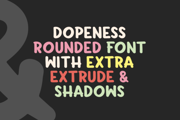 Discover the Dopeness Display Font for Your Craft Projects