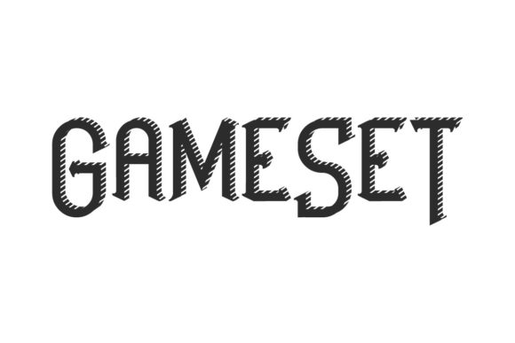 GameSet: A Display Font for Modern Digital Creators