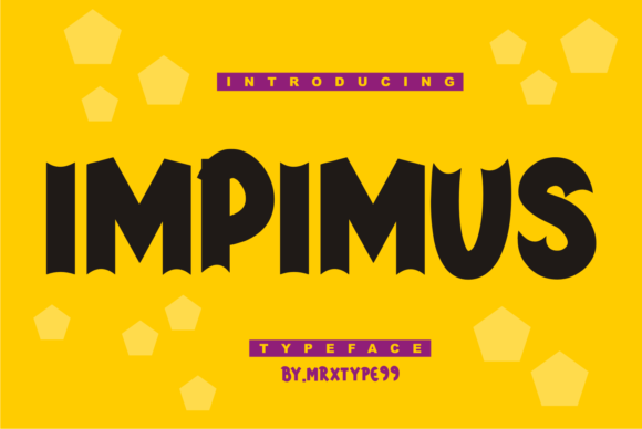 Impimus: The Bold Display Font for Creative Product Makers
