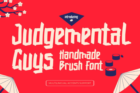Judgemental Guys: A Signature Display Font for Editorial Impact