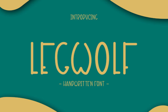 Legwolf: The Display Font for Crafters and Creators