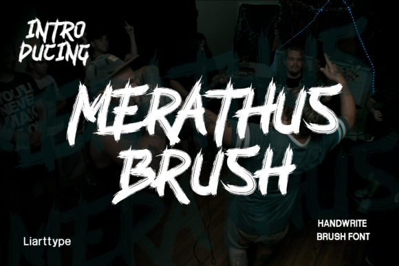 Merathus: The Assertive Brush Font for Creative Makers