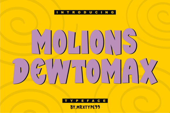 Molions Dewtomax Font: Elevating Handmade Product Designs