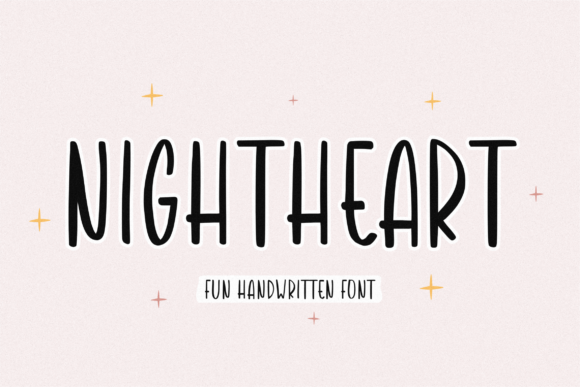 Nightheart: A Bold Display Font for Modern Projects