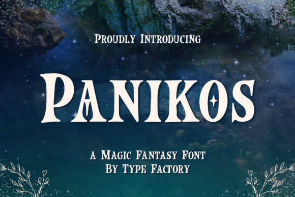 Panikos: The Magical Display Font for Creative Products