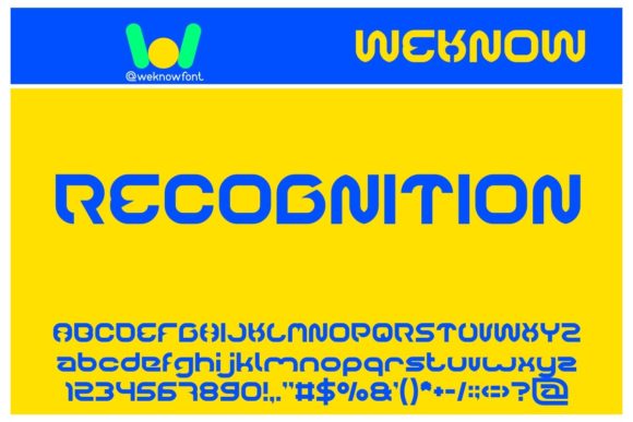 Recognition: A Techno Display Font for Modern Campaigns
