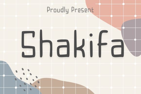 Shakifa: The Playful Font for a Polished Business Look