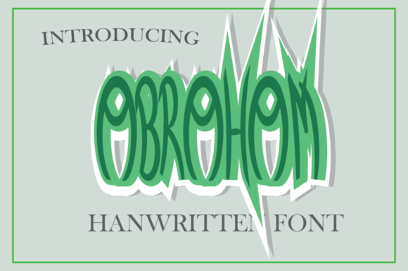 The Abraham Typeface for Distinctive Branding