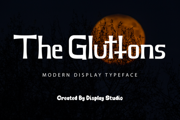 The Gluttons: A Modern Font for Editorial Mood and Identity