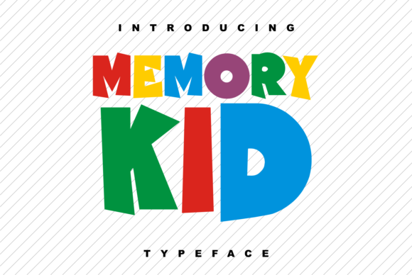The Memory Kid Font: A Bold Display Typeface for Campaign Visuals