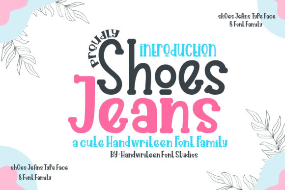 The Shoes Jeans Font for Friendly Branding Projects