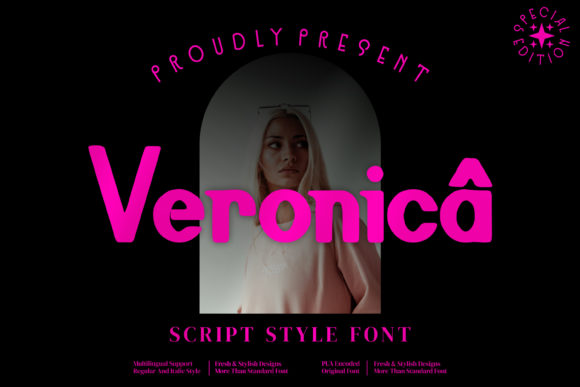 Veronica: An Assertive Display Font for Campaign Impact