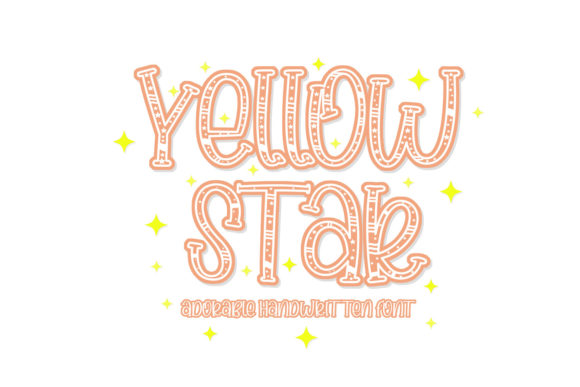 Yellow Star: A Playful Display Font for Digital Branding